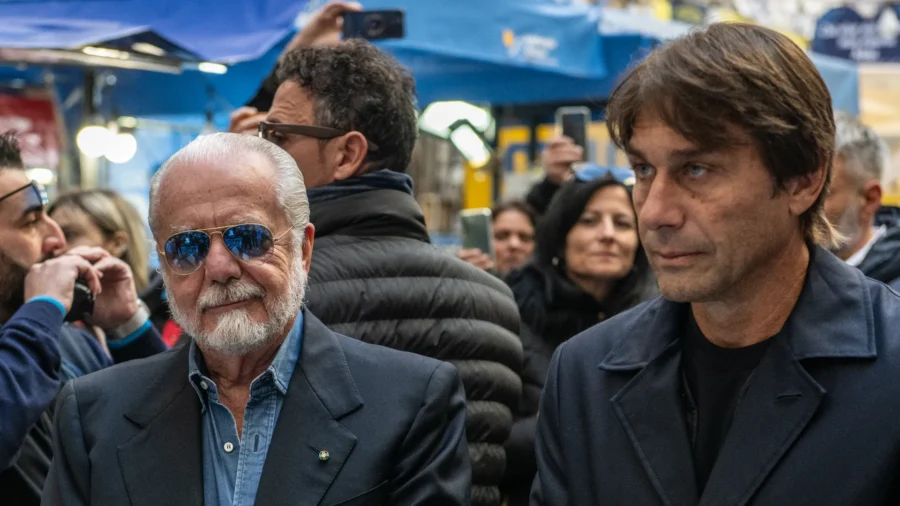 Nápoles, Aurelio De Laurentiis responde a Antonio Conte