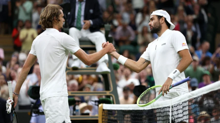 Matteo Berrettini sueña con un golpe de efecto con Alexander Zverev