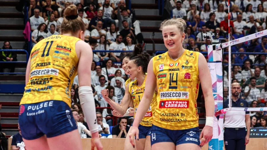 Voleibol: Conegliano se acerca al octavo campeonato