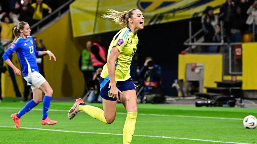 Nations League: Italia femenina burlada en el minuto 95, Suecia gana de penalti