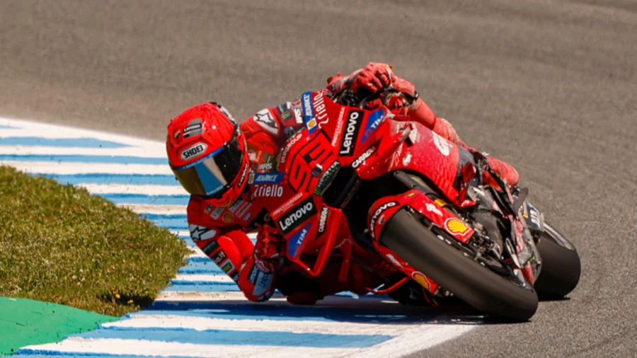 Marc Márquez por delante de todos en el test de Jerez, Pecco Bagnaia muy por detrás