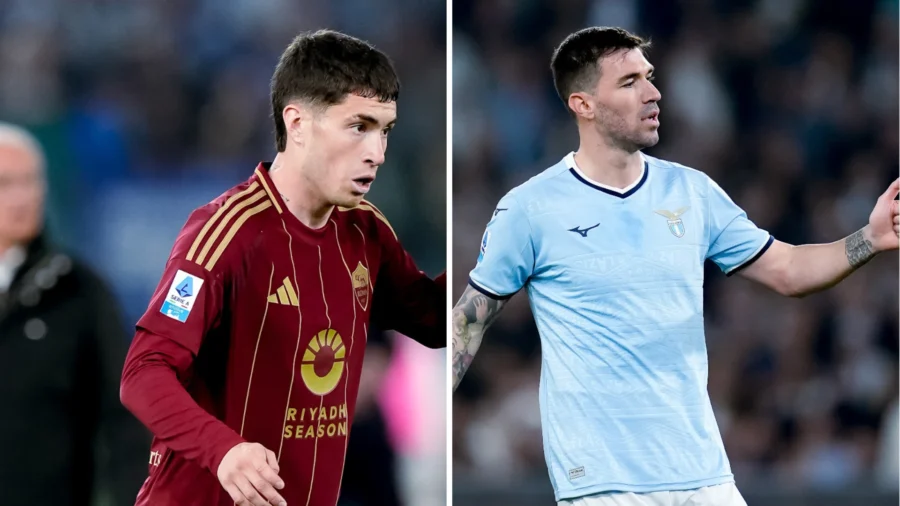 Soulé responde a Romagnoli: el derbi entre Lazio y Roma acaba en empate
