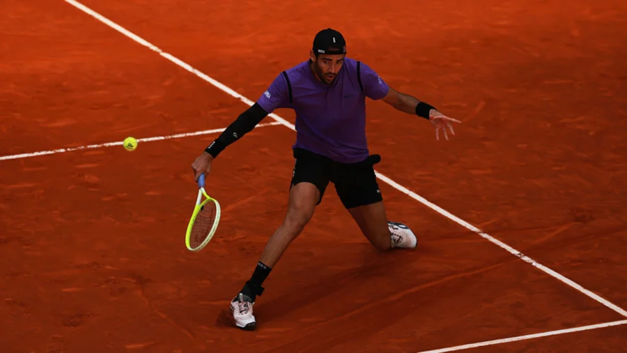 Matteo Berrettini se pronuncia sobre la retirada: "No tiene sentido arriesgarse"