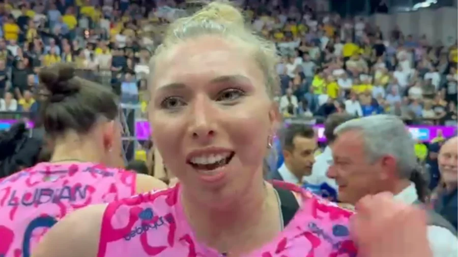 La campeona italiana de Conegliano, Sarah Fahr, no está satisfecha: "¿Campeones? Lo intentamos"