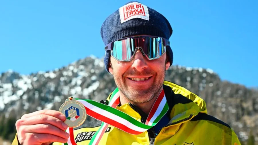 En su última carrera, Stefano Gross gana el título italiano de eslalon