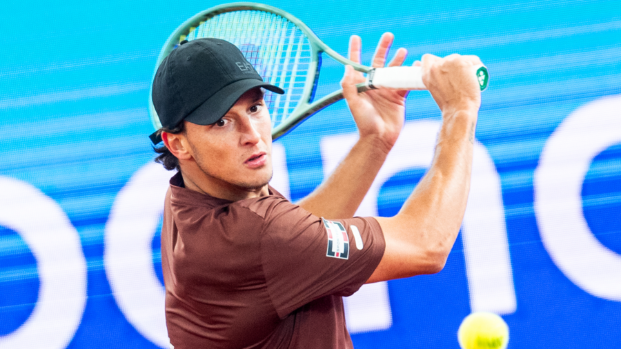 Luciano Darderi en cuartos de final en Umag
