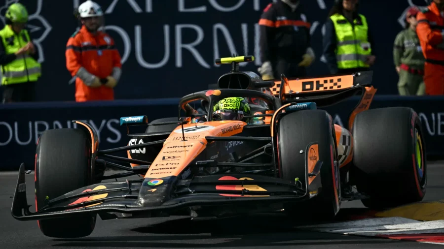 Lando Norris gana la pole a Charles Leclerc en Montecarlo