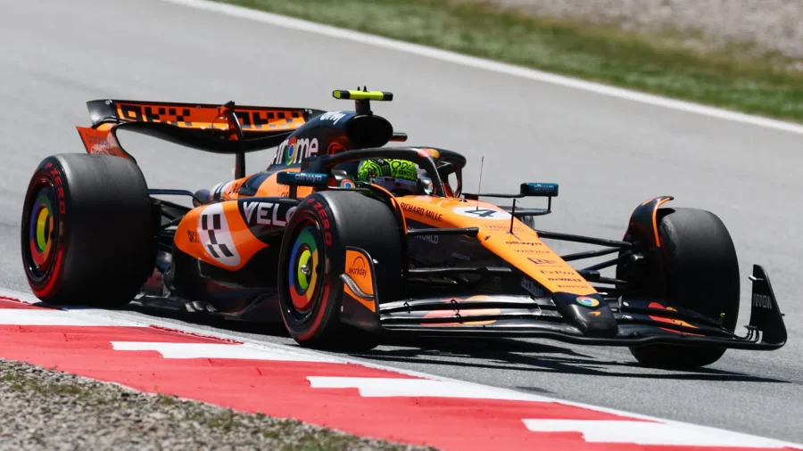 GP de España, Lando Norris domina los primeros libres