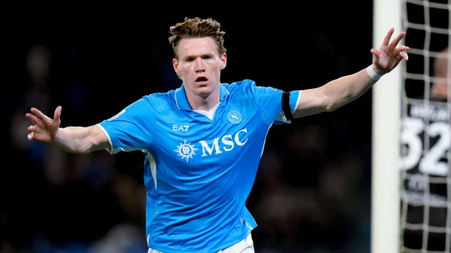 Scott McTominay elegido mejor jugador del mes en la Serie A