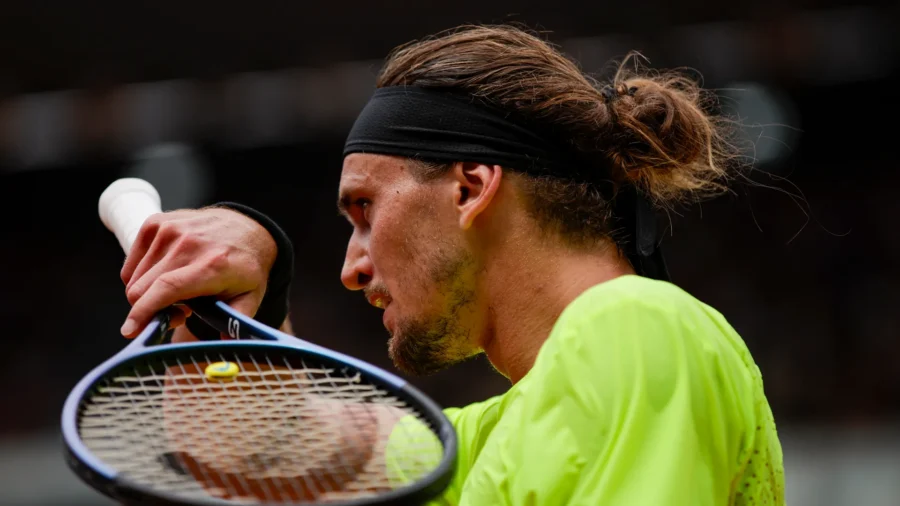 Roland Garros, momentos de miedo para Alexander Zverev