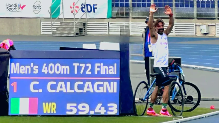 Carlo Calcagni en el Campeonato Italiano de Atletismo Paralímpico: un reto no sólo deportivo