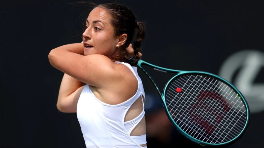 Elisabetta Cocciaretto exultante tras el interminable tie-break