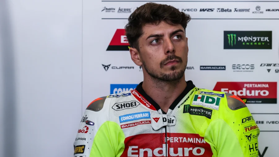 MotoGp, VR46: Fabio Di Giannantonio no oculta su arrepentimiento