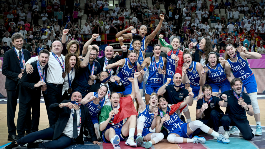 EuroBasket femenino, Italia en el podio después de 30 años: histórica medalla de bronce