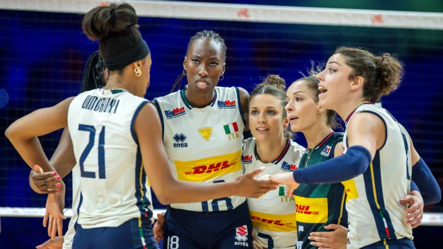 Italia apabulla: vence a China por 3-0 y suma su octava victoria consecutiva en la VNL