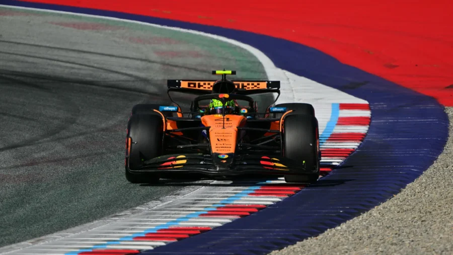 F1, GP de Austria: Norris en pole position por delante de Leclerc