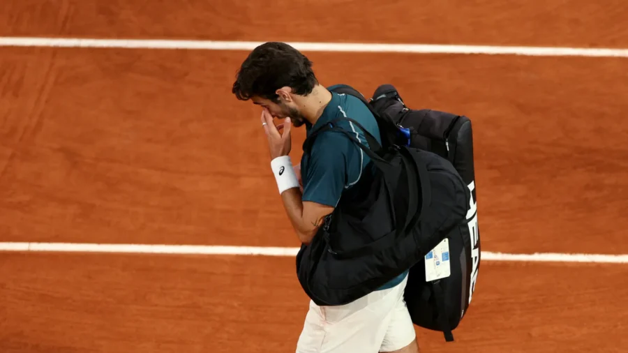 Roland Garros, Musetti dura dos sets y se retira: Alcaraz en la final