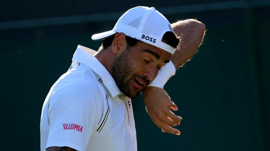 Matteo Berrettini, abatido tras la derrota: "Estoy cansado"