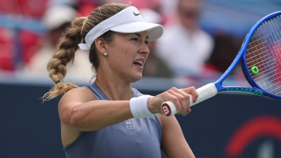 Anna Kalinskaya, orgullosa reacción en el momento más difícil