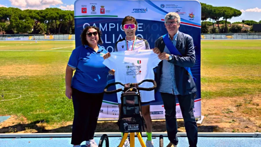 Carlo Calcagni es campeón de Italia: "El deporte es renacer, yo elijo vivir"