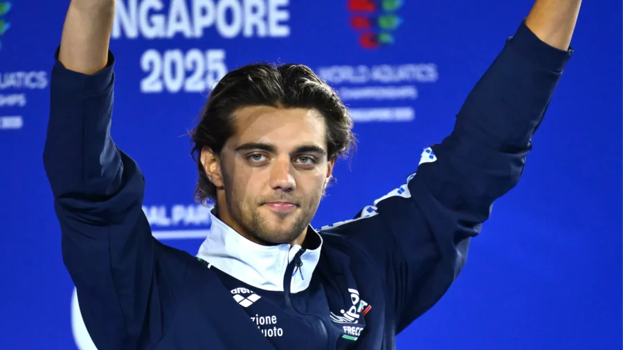 Thomas Ceccon, preocupante arrebato tras la medalla de bronce