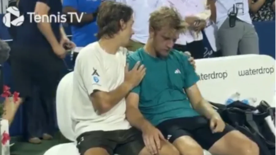 Alex De Minaur como Jannik Sinner: aplausos para el gesto del australiano