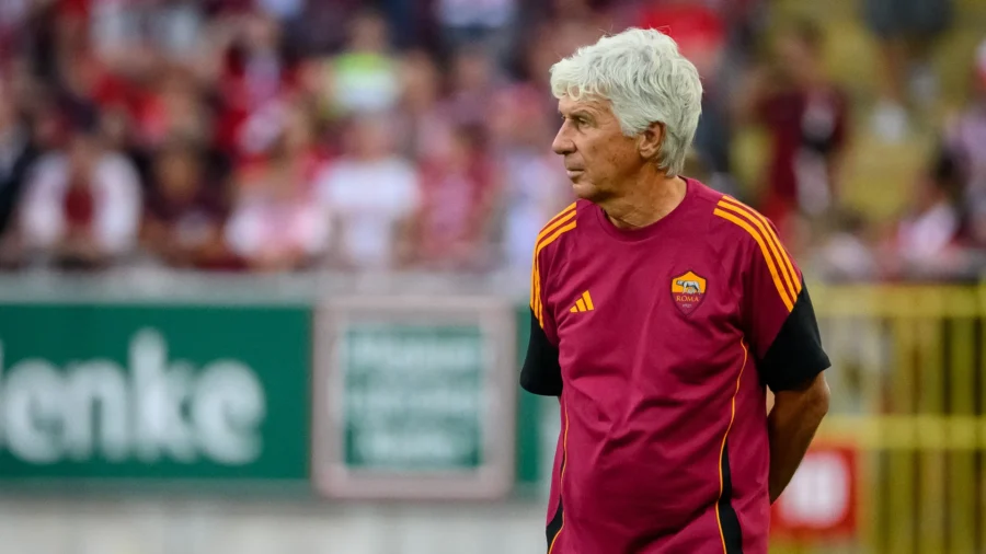 Gian Piero Gasperini, satisfecho con los primeros pasos de su Roma