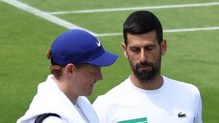 Cuando Jannik Sinner juegue las semifinales de Wimbledon: historia con Novak Djokovic