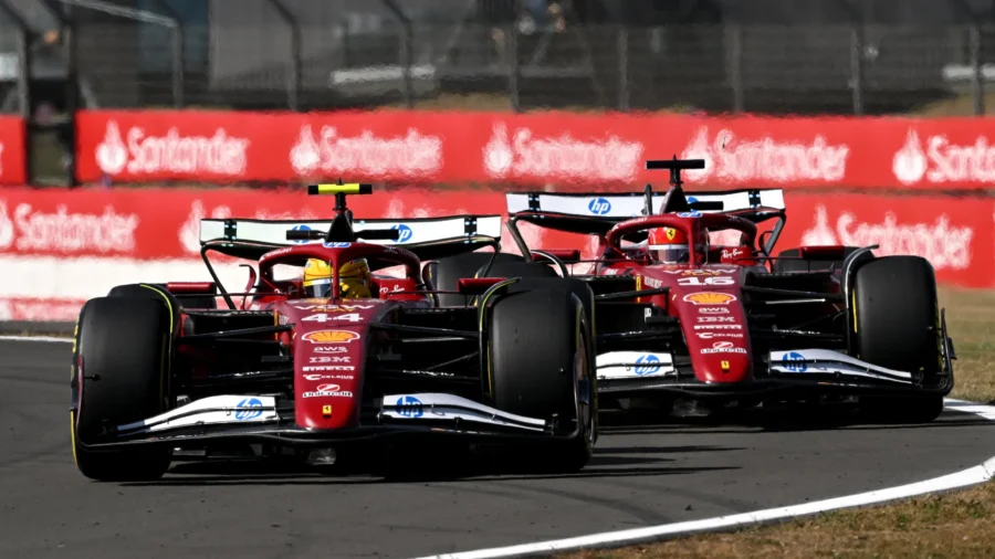 Sólo Lando Norris supera a Ferrari en los segundos libres de Silverstone