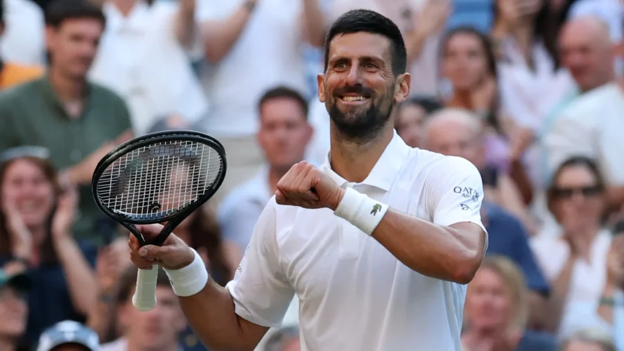 Wimbledon: Djokovic recupera a Cobolli y se une a Sinner en semifinales