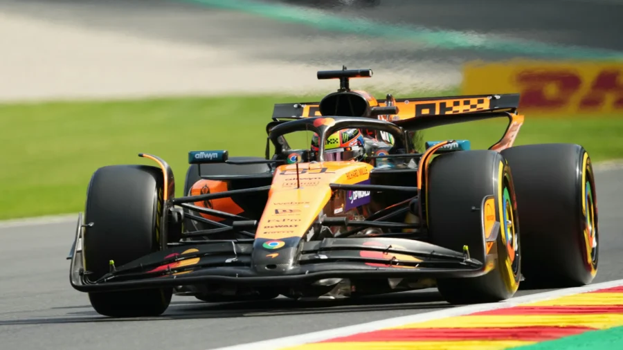 GP de Bélgica, pole al sprint para Oscar Piastri. Ferrari: cuarto Charles Leclerc, desastre Lewis Hamilton.
