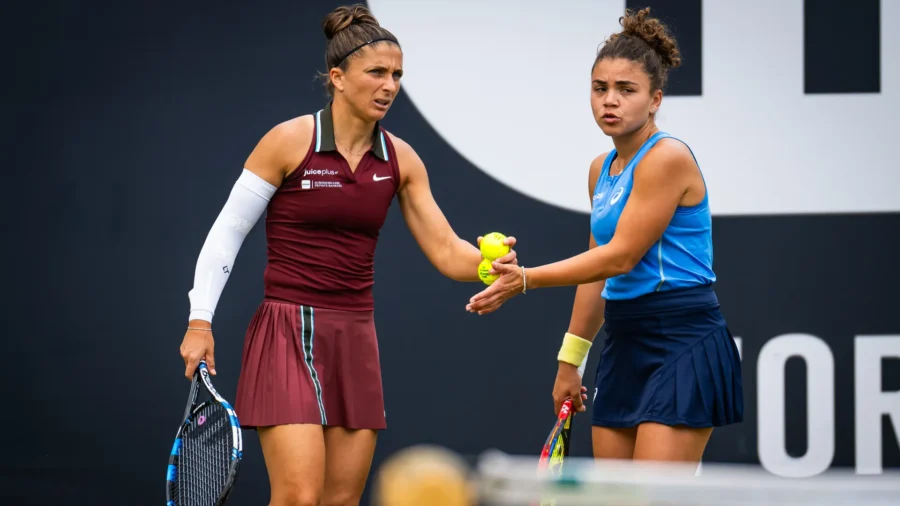 Cuando Sara Errani y Jasmine Paolini juegan dobles en Wimbledon