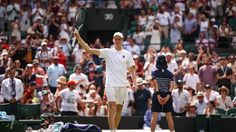 Wimbledon: Jannik Sinner debuta con buen pie. Nardi noqueado en el derbi