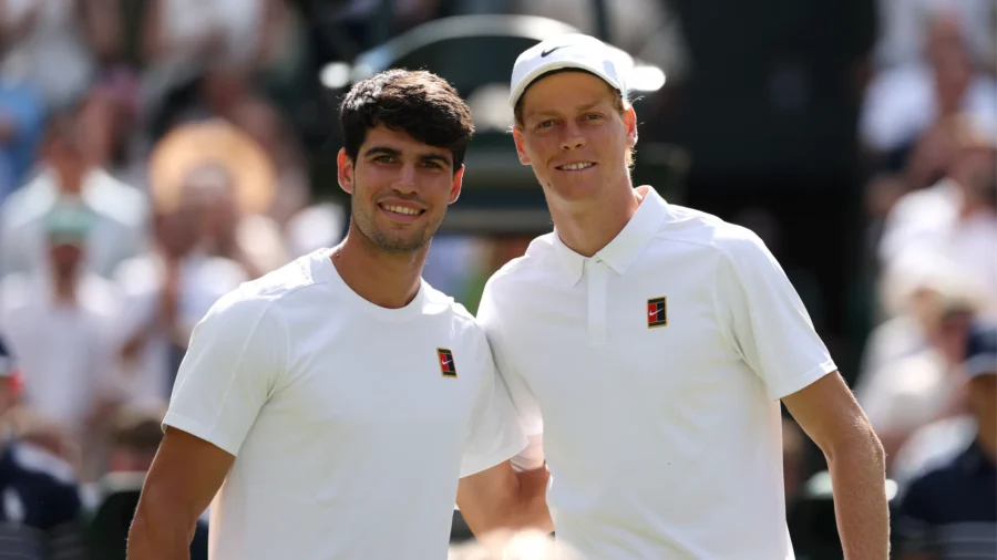 Wimbledon: Jannik Sinner parte con desventaja ante Carlos Alcaraz