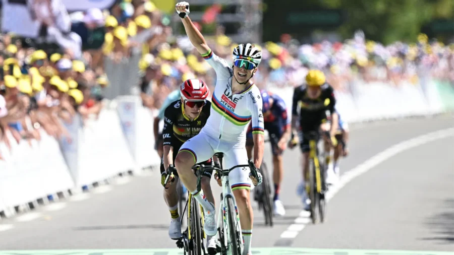 Tour de Francia: Tadej Pogacar triunfa en el Mur de Bretagne y recupera el maillot amarillo