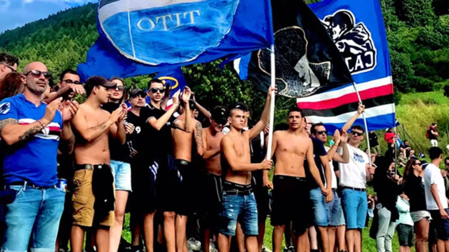 Triplete de la Sampdoria ante su afición
