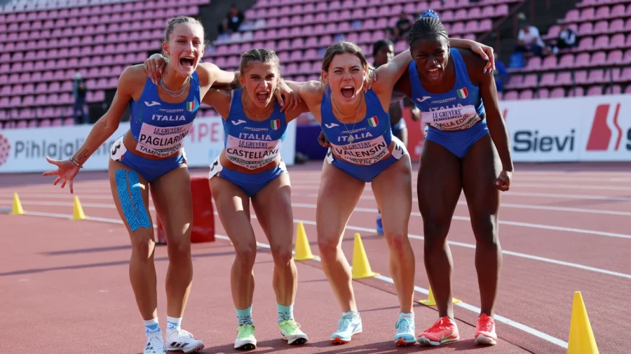 Campeonatos de Europa de ensueño: oro para Francesco Crotti y las chicas en 4×100