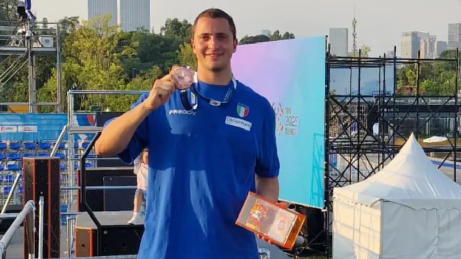 Andrea Consolini, bronce histórico en Parkour Speed