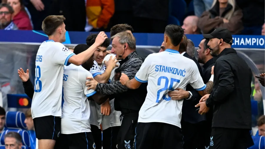 Eliminatorias de la Liga de Campeones: Brujas golea en Glasgow, Estrella Roja y Ferencvaros eliminados