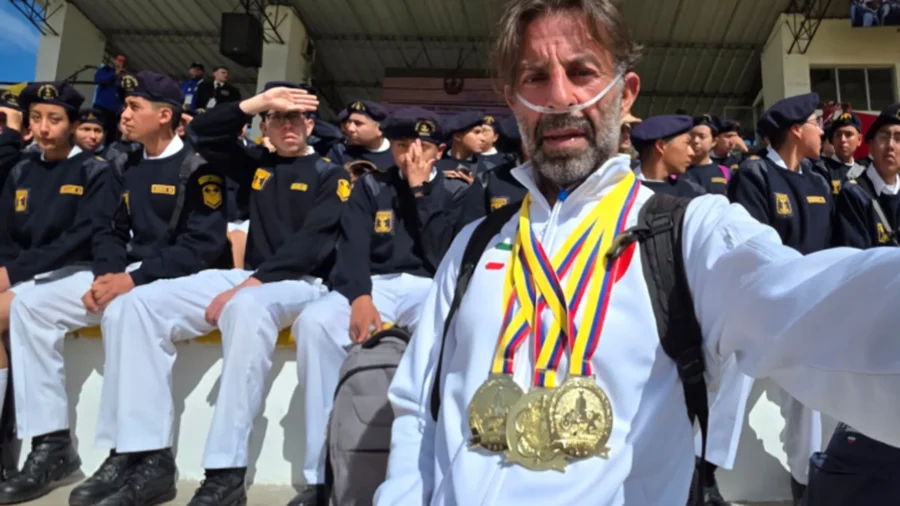 Carlo Calcagni se supera a sí mismo en Ecuador: tres oros, nuevo récord mundial