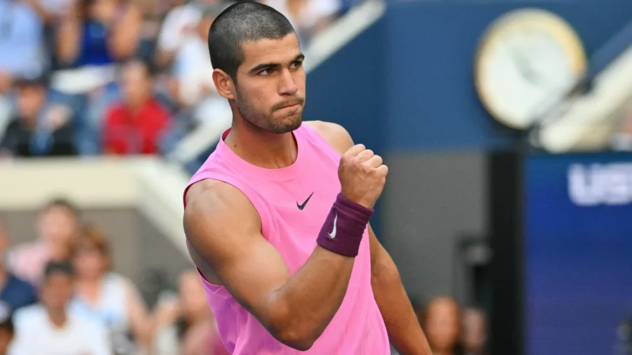 US Open: Carlos Alcaraz en cuartos de final sin sudar la gota gorda
