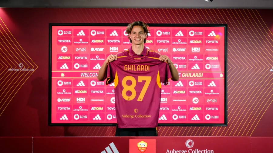 Roma, Daniele Ghilardi se presenta y envía un mensaje a la afición