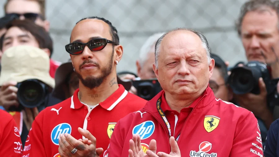 Frédéric Vasseur envía un mensaje a Charles Leclerc y Lewis Hamilton