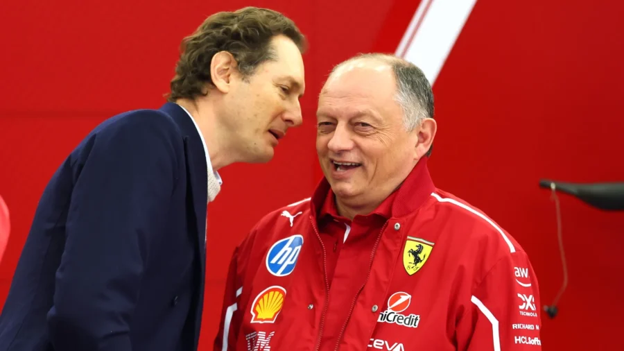 Ferrari, John Elkann explica la renovación de Frédéric Vasseur