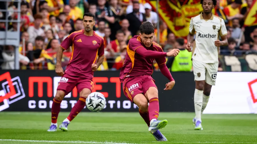 Roma, con Lens dos goles y dos lesiones