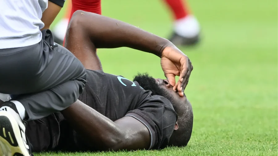 El Nápoles, en alerta: lesión de Lukaku en un amistoso, su estado