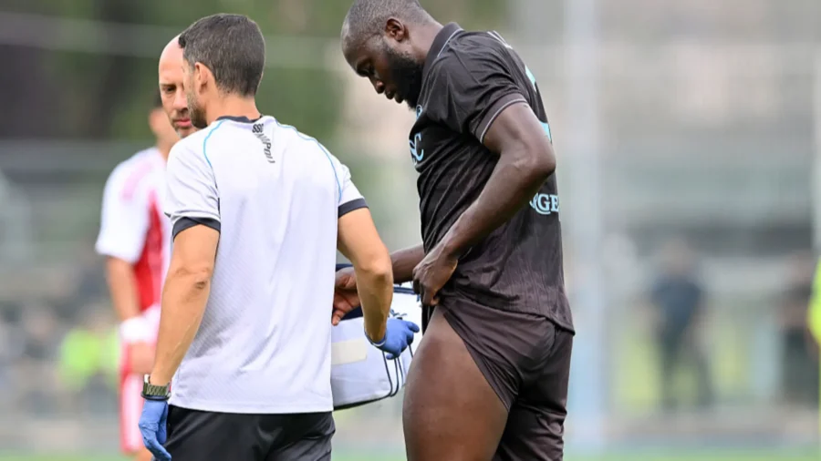 Romelu Lukaku, la lesión es más grave de lo esperado. El Nápoles vuelve al mercado