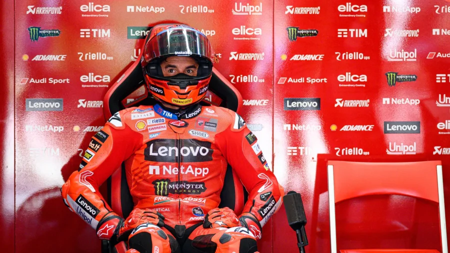 Marc Márquez aclara lo sucedido en boxes con Valentino Rossi