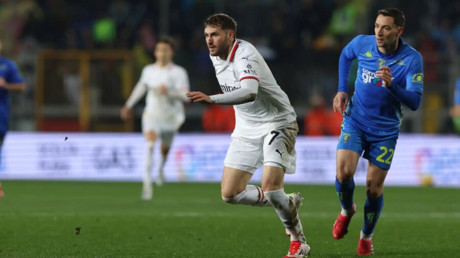 El Milan derrota al Empoli en el diez contra diez: primer gol de Santiago Giménez