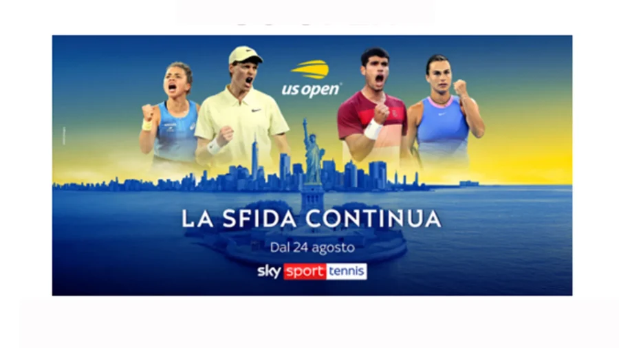 US Open, Sky anuncia su programación (streaming en Now)